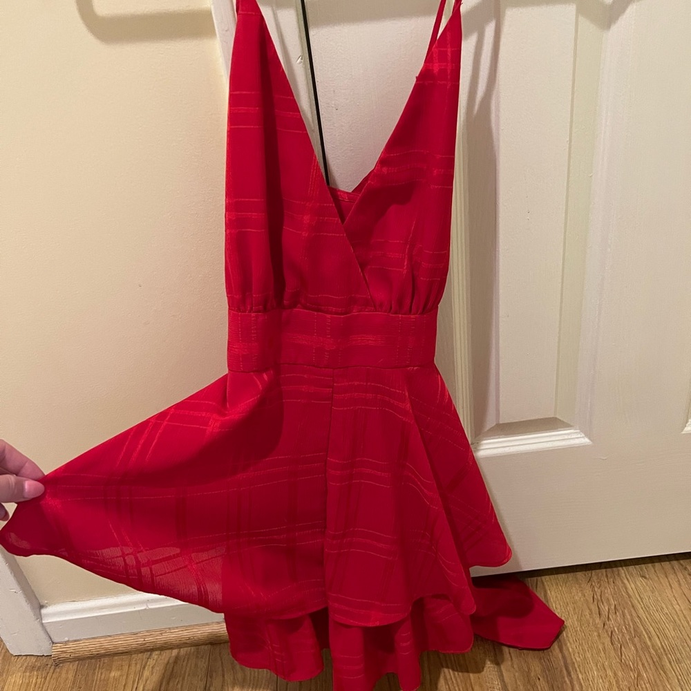 Theodora Romper Red - Princess Polly Size 4